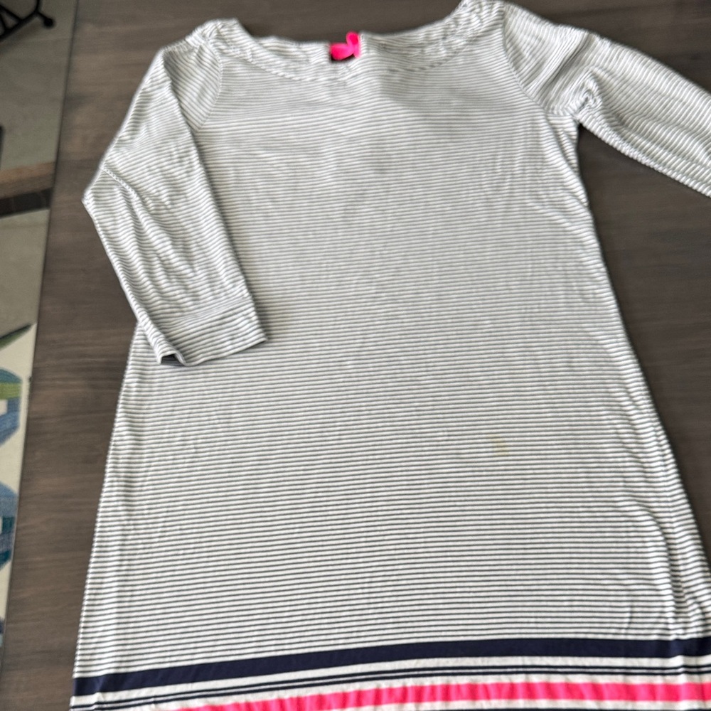 Lily Pulitzer Dress with Pink and Navy Accents